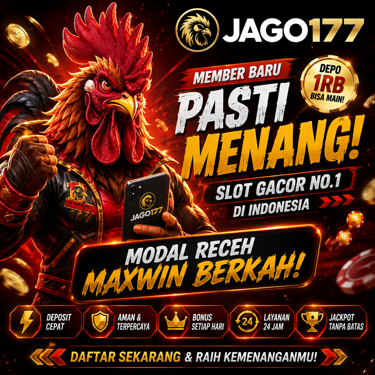 JAGO177 ! Fenomenal Situs Kalcer Bandar Slot Gacor Paling Trendy Pilihan Anak Muda  by Hey siriusly